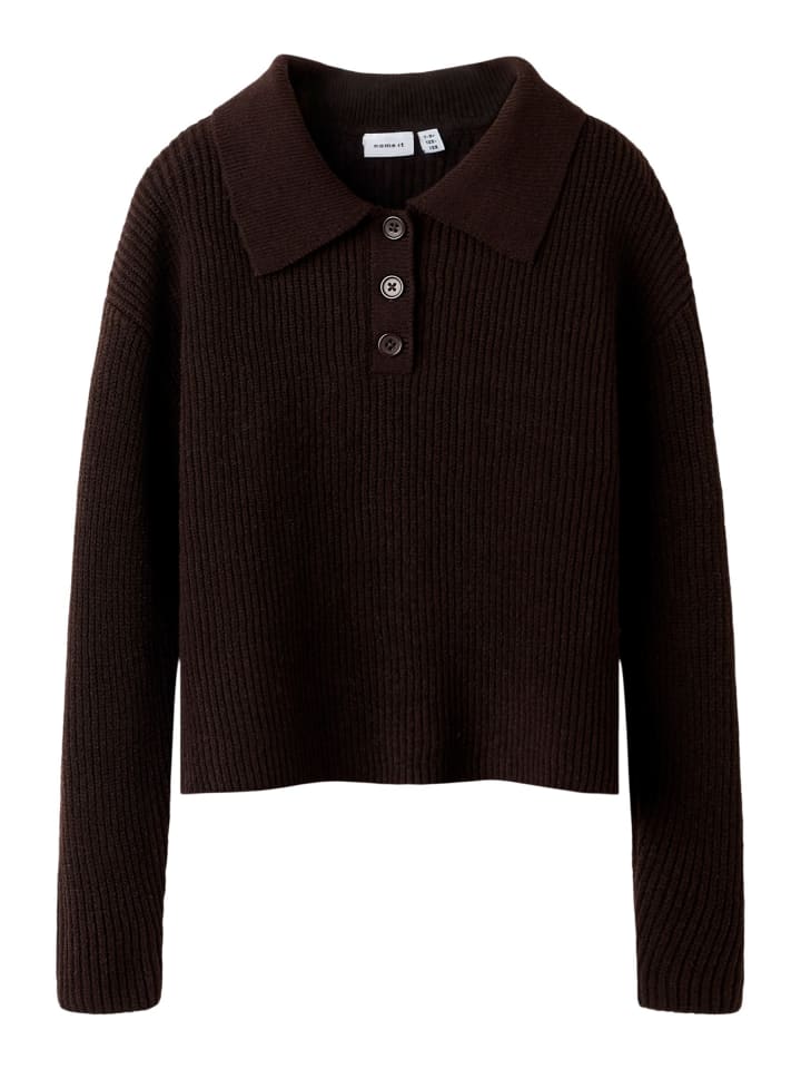 

Name it Вязаный свитер в родинке