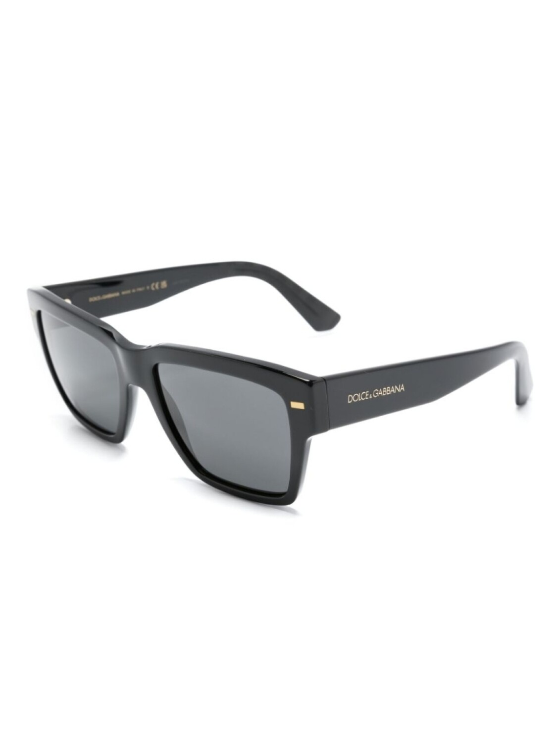 Солнцезащитные очки в квадратной оправе с логотипом Dolce & Gabbana Eyewear, черный — фото 2