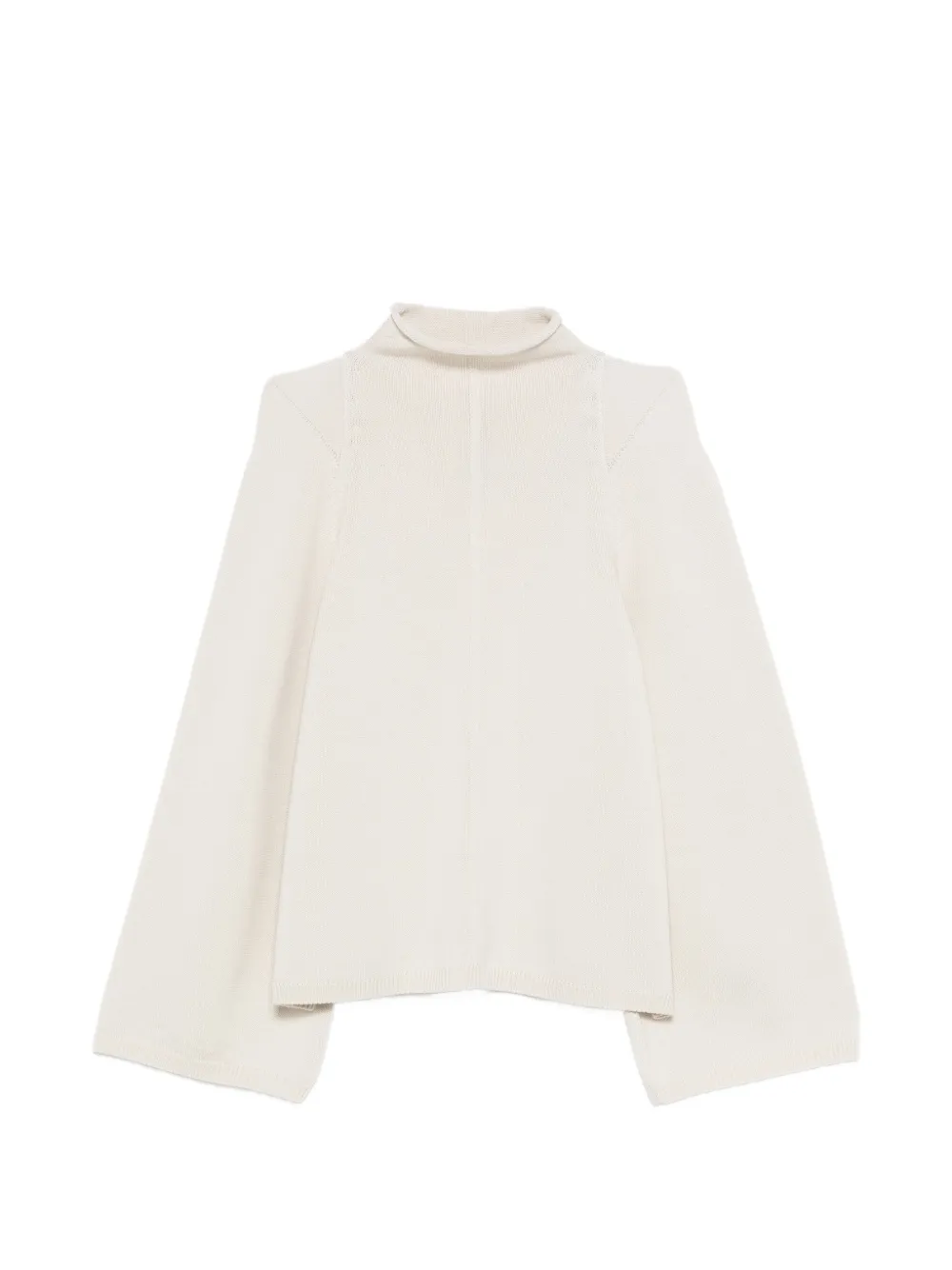 

Свитер с высоким воротником Rick Owens, бежевый