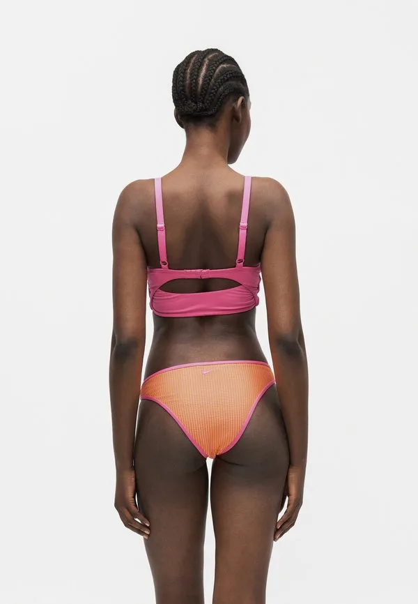 Основной топ от бикини с v-образным вырезом Nike Swim, Pink Glow — фото 3