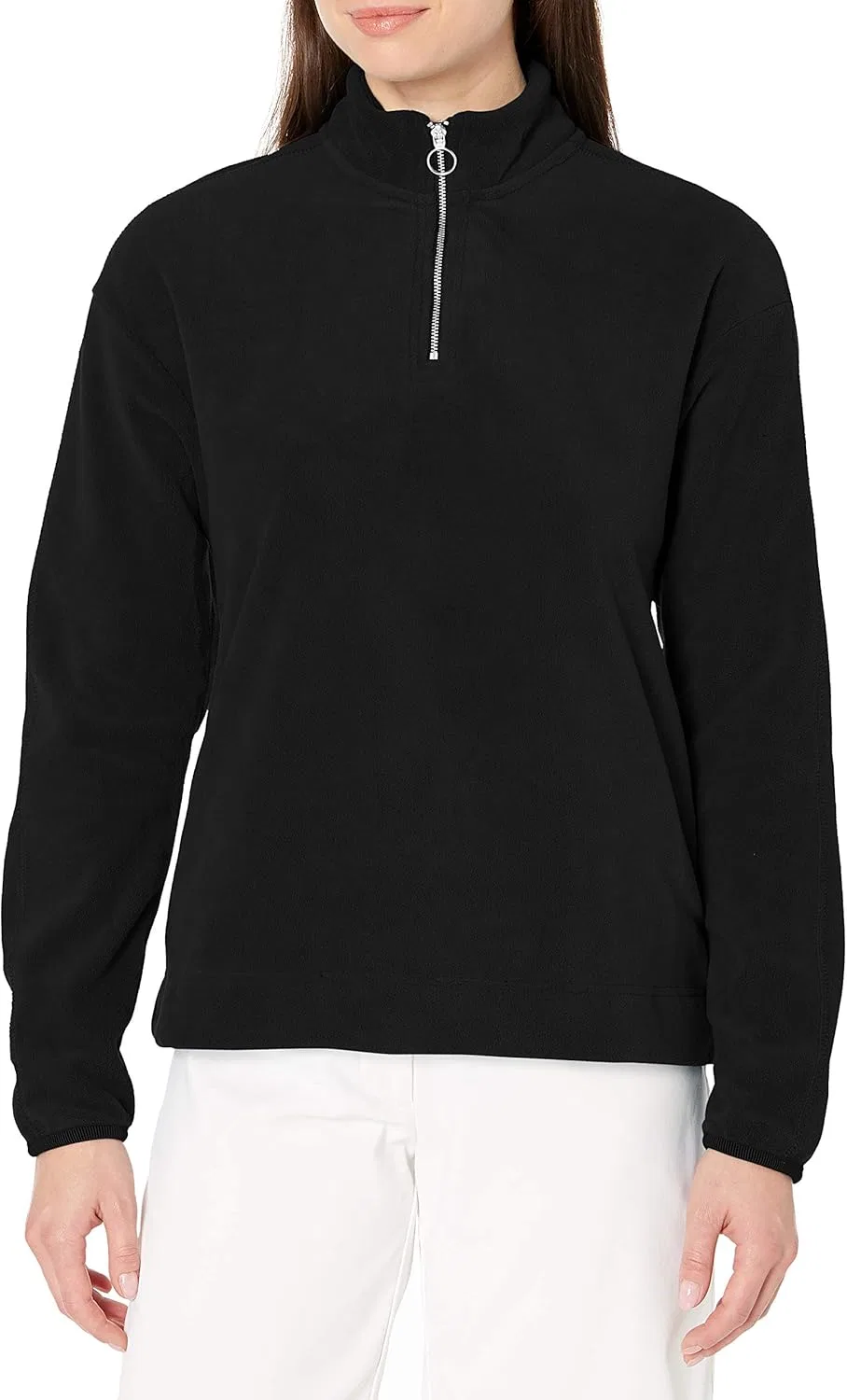 Толстовка женская Nike Therma Victory Half Zip Midlayer, черный