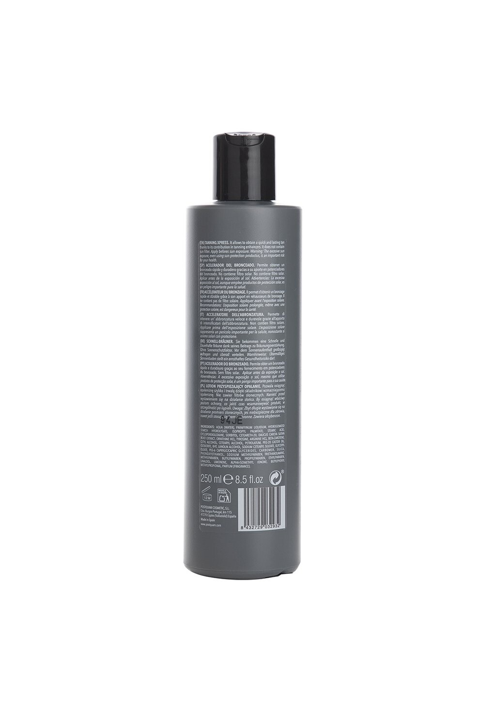 

Защита от солнца POSTQUAM SKIN CARE TAN ACC.ELERATOR 250 ML. PostQuam, белый