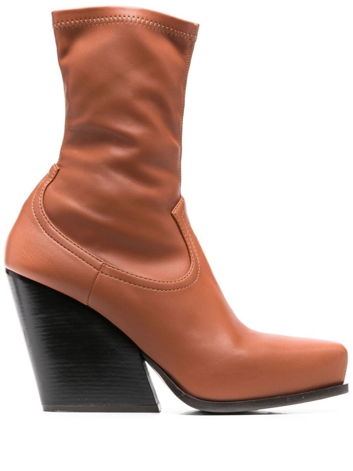 Stella McCartney ботильоны Cowboy, коричневый