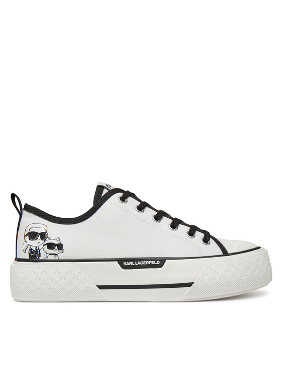 Тканевые кроссовки KL60614T Karl Lagerfeld, белый