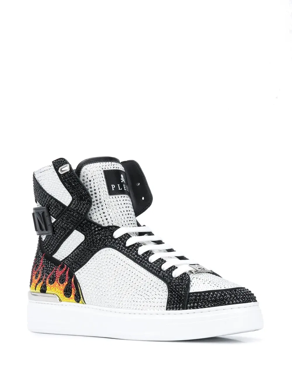 Высокие кеды Money Beast Philipp Plein, белый — фото 2
