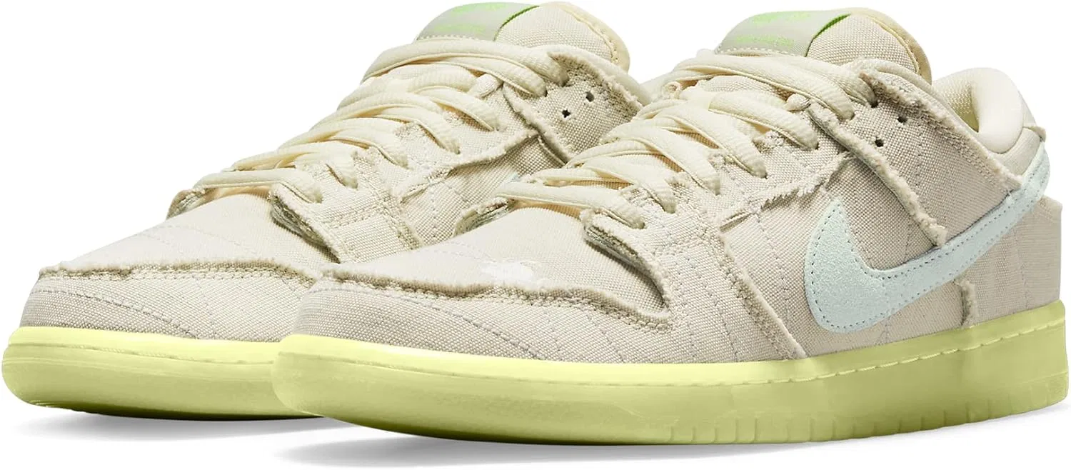 Кроссовки Nike Sb Dunk Low Medicom Toy Be@Rbrick, Yellow Coconut Milk — фото 2