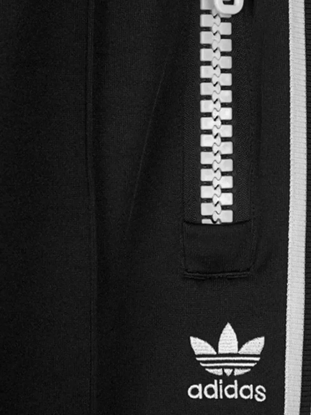 Спортивные брюки с застежкой-молнией Adidas, черный — фото 2