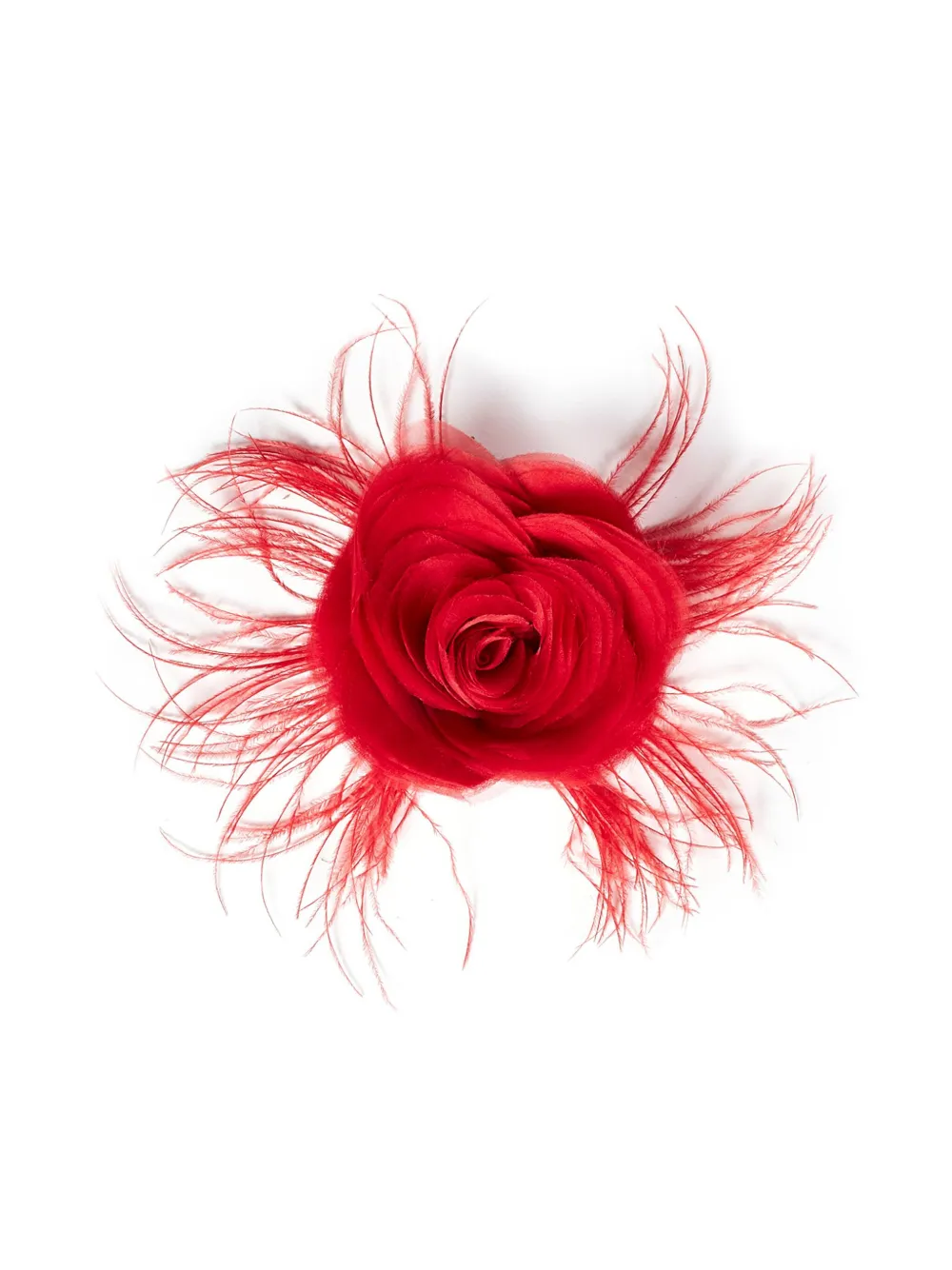 

Брошь с перьями Room76, красный