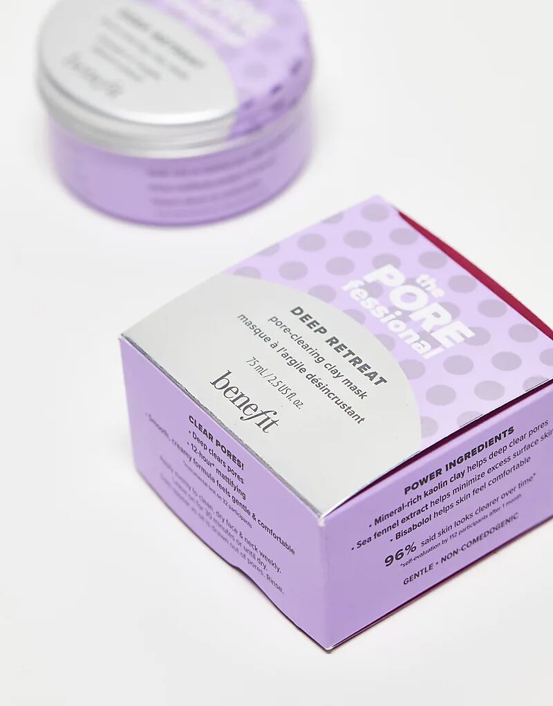 Маска для лица Benefit — The POREfessional Deep Retreat Очищающая поры глиняная, 75 мл — фото 2