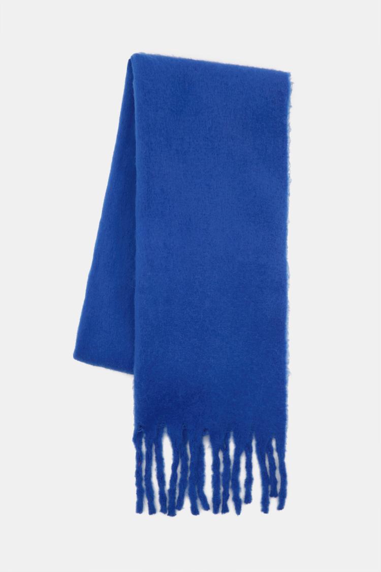 

Базовый шарф Pull And Bear, синий