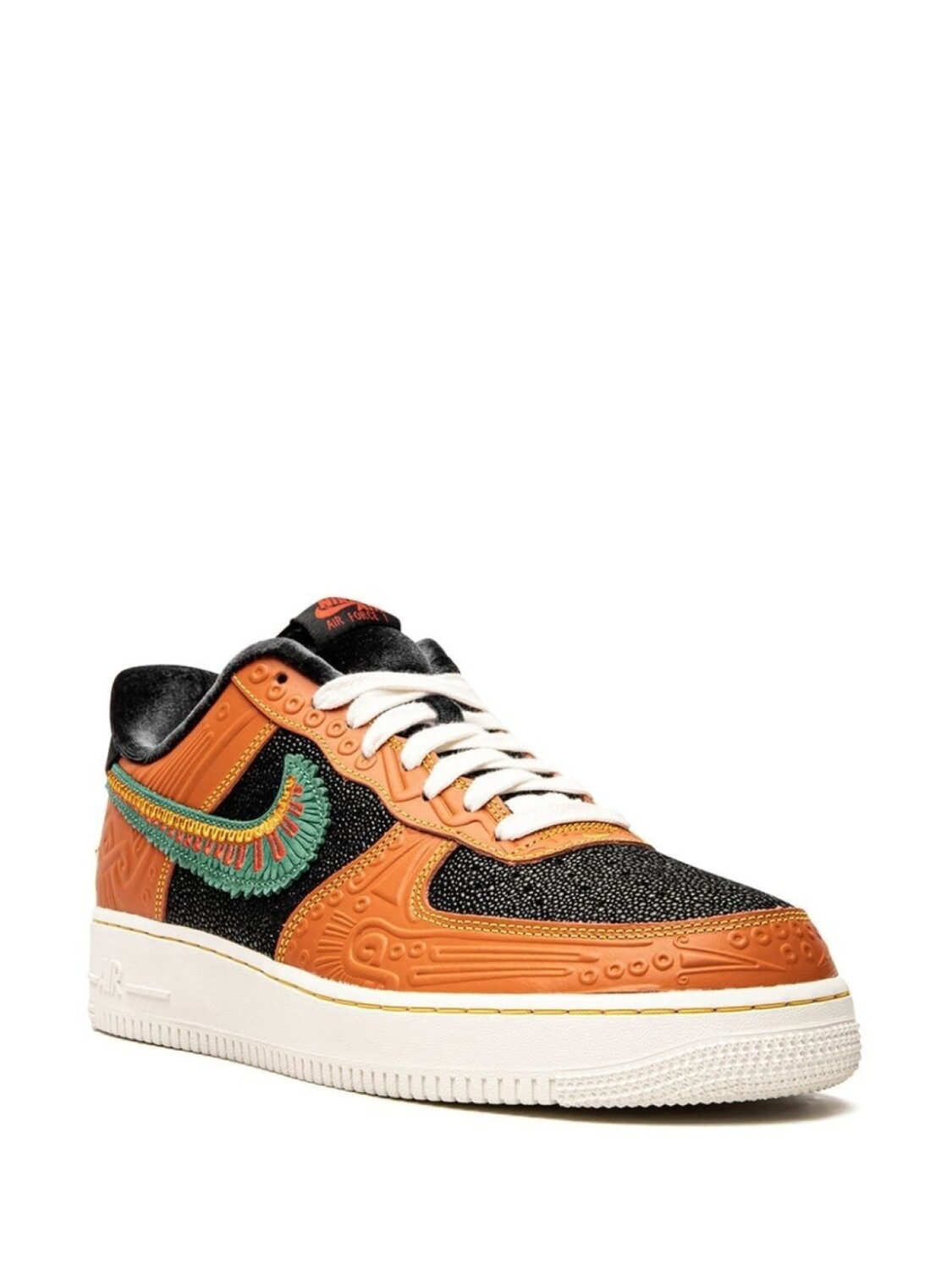 Кроссовки Air Force 1 '07 LX 'Siempre Familia' Nike, оранжевый — фото 2