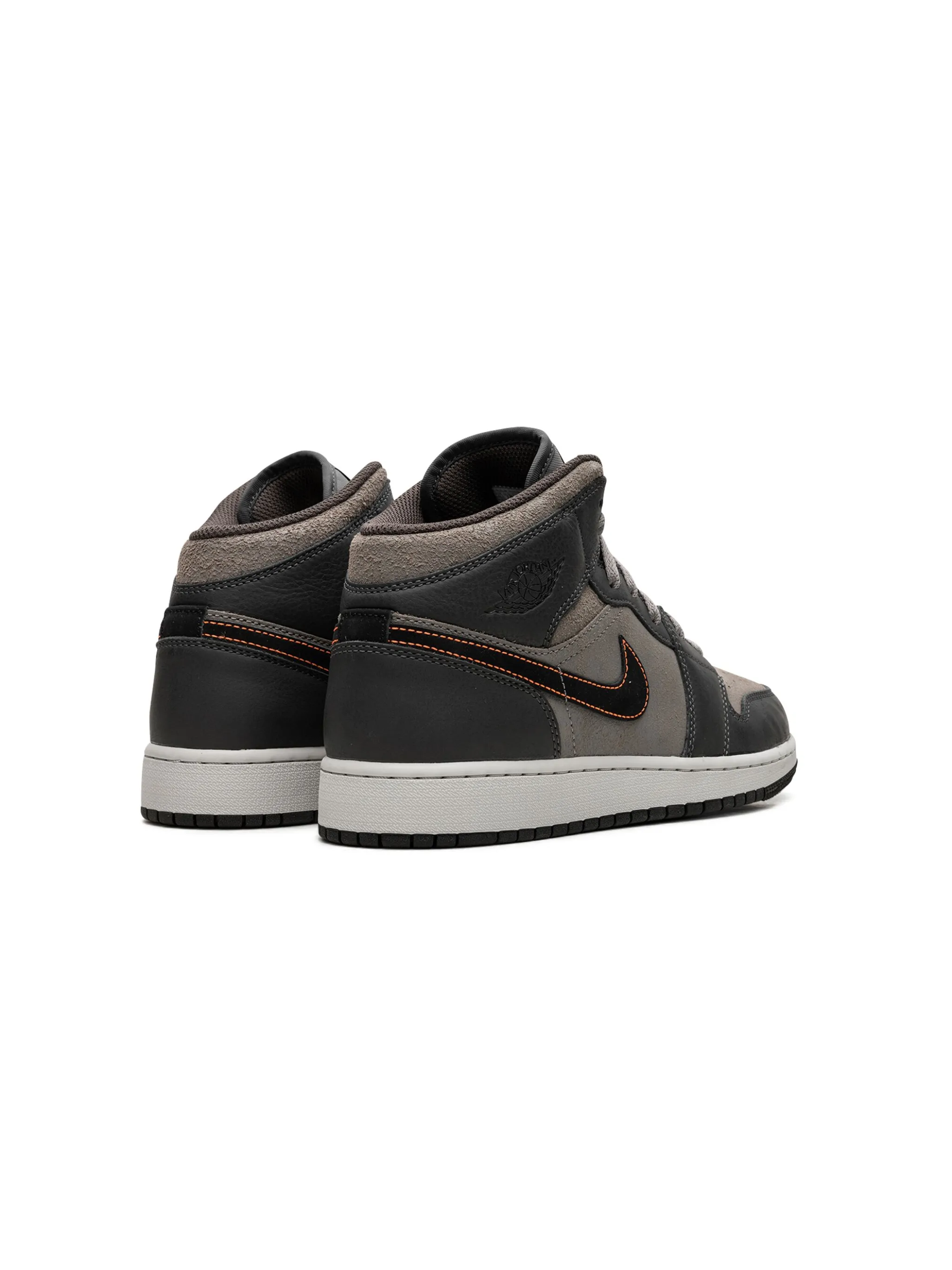 Кроссовки Air Jordan 1 Mid SE Night Stadium Jordan Kids, черный — фото 3