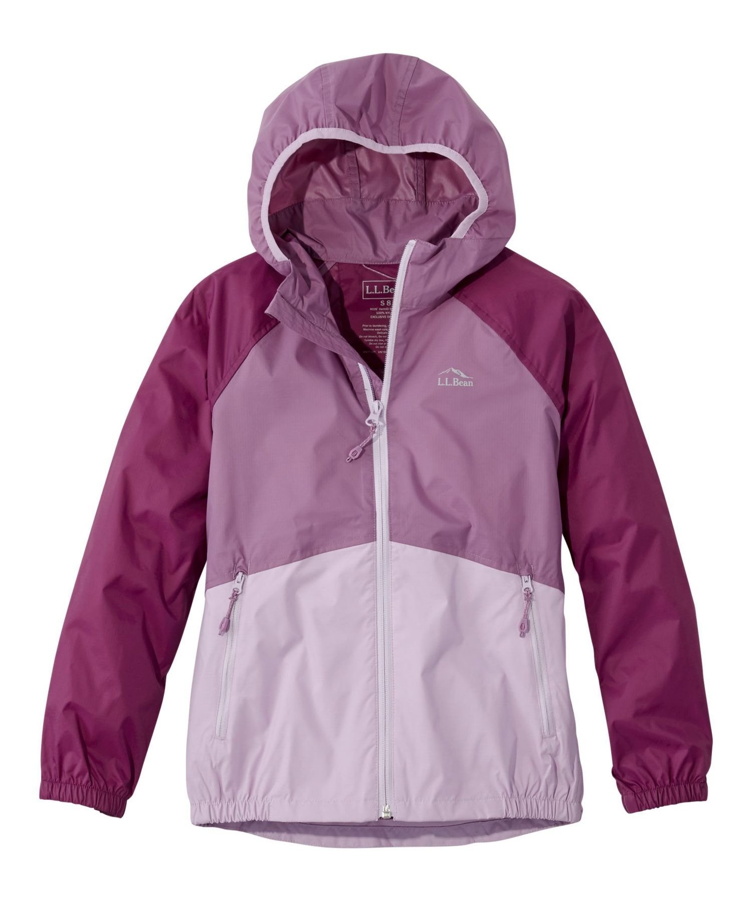 Детская ветро-дождевая куртка L.L.Bean, PrplClv/VltC — фото 2