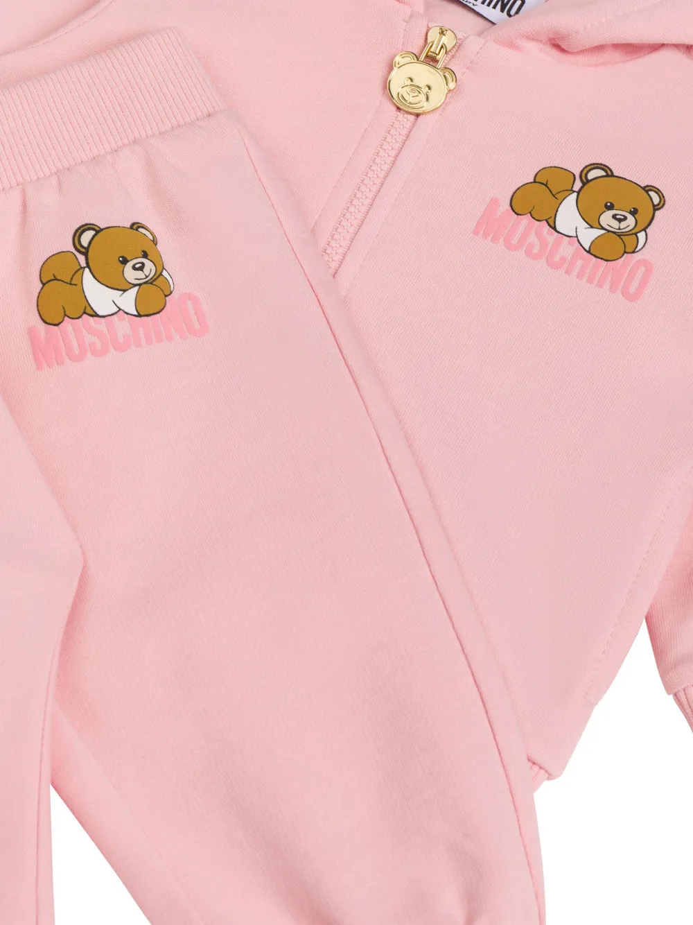 Спортивный костюм Teddy Bear Moschino Kids, розовый — фото 3
