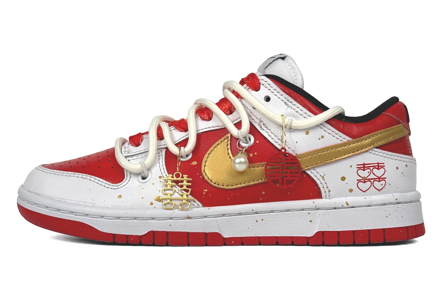 

Кроссовки Nike Dunk Skateboard Shoes Unisex Low-Top Red