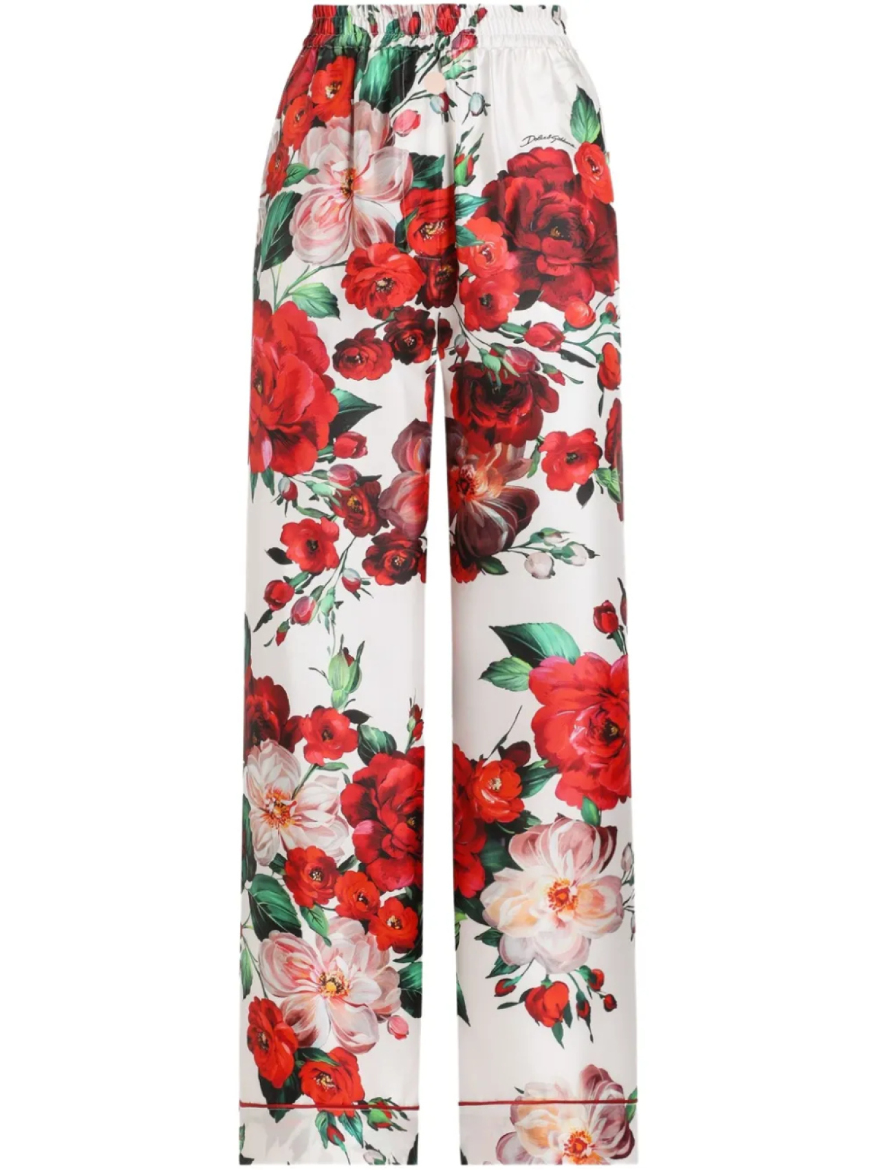 

Шелковые брюки Dolce & Gabbana, белый