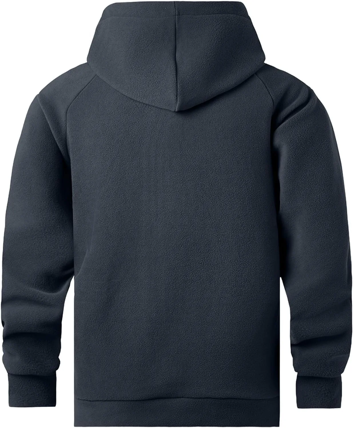 Толстовка с капюшоном Full Zip Fleece для мужчин Casual Slim Fit — фото 3