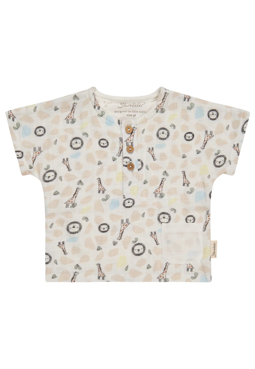 Футболка 'Safari' Sterntaler, Off White
