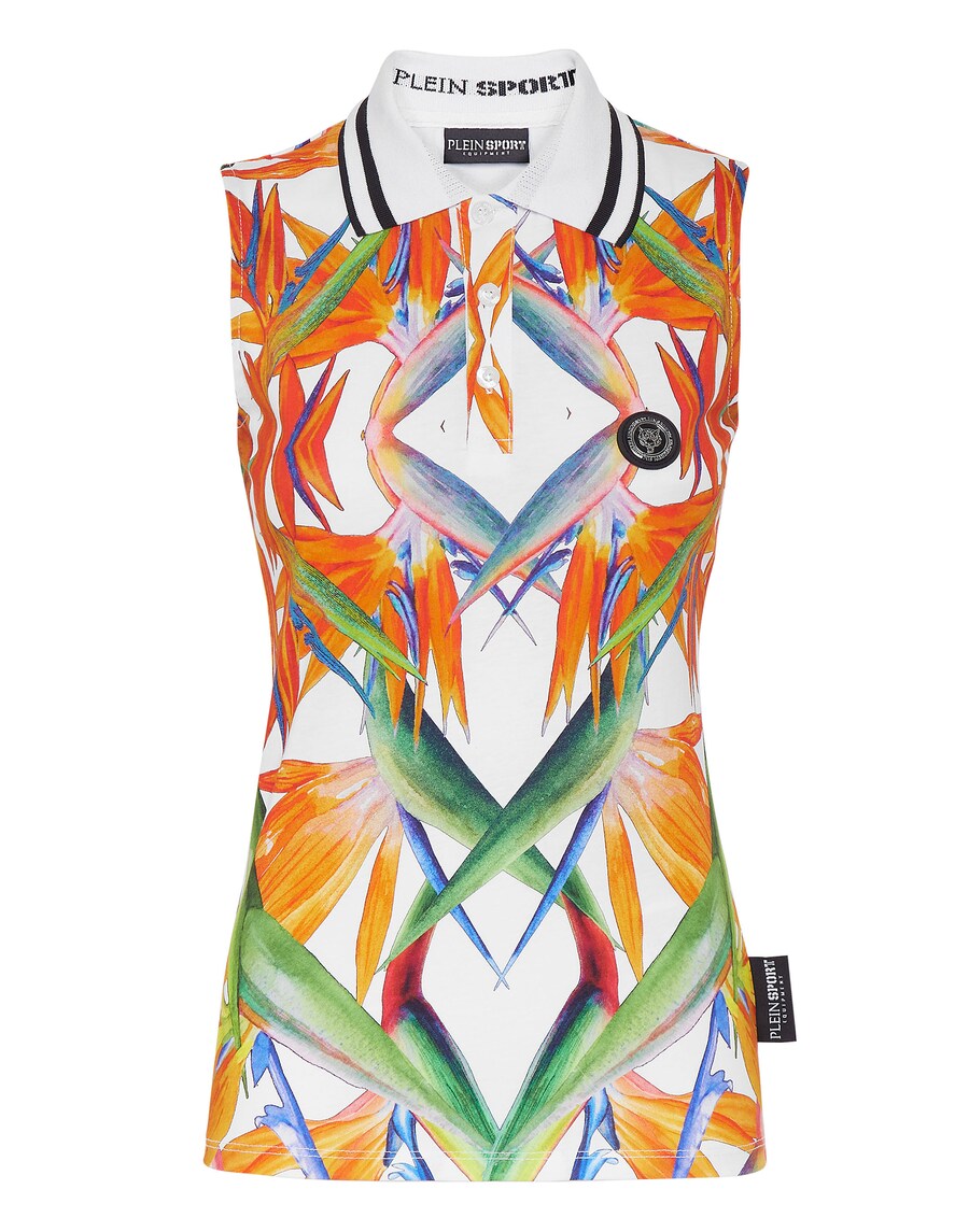 

Топ без рукавов Plein Sport Top, белый