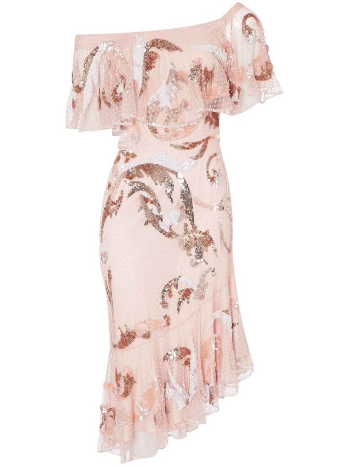 

Temperley London платье миди Novella, розовый