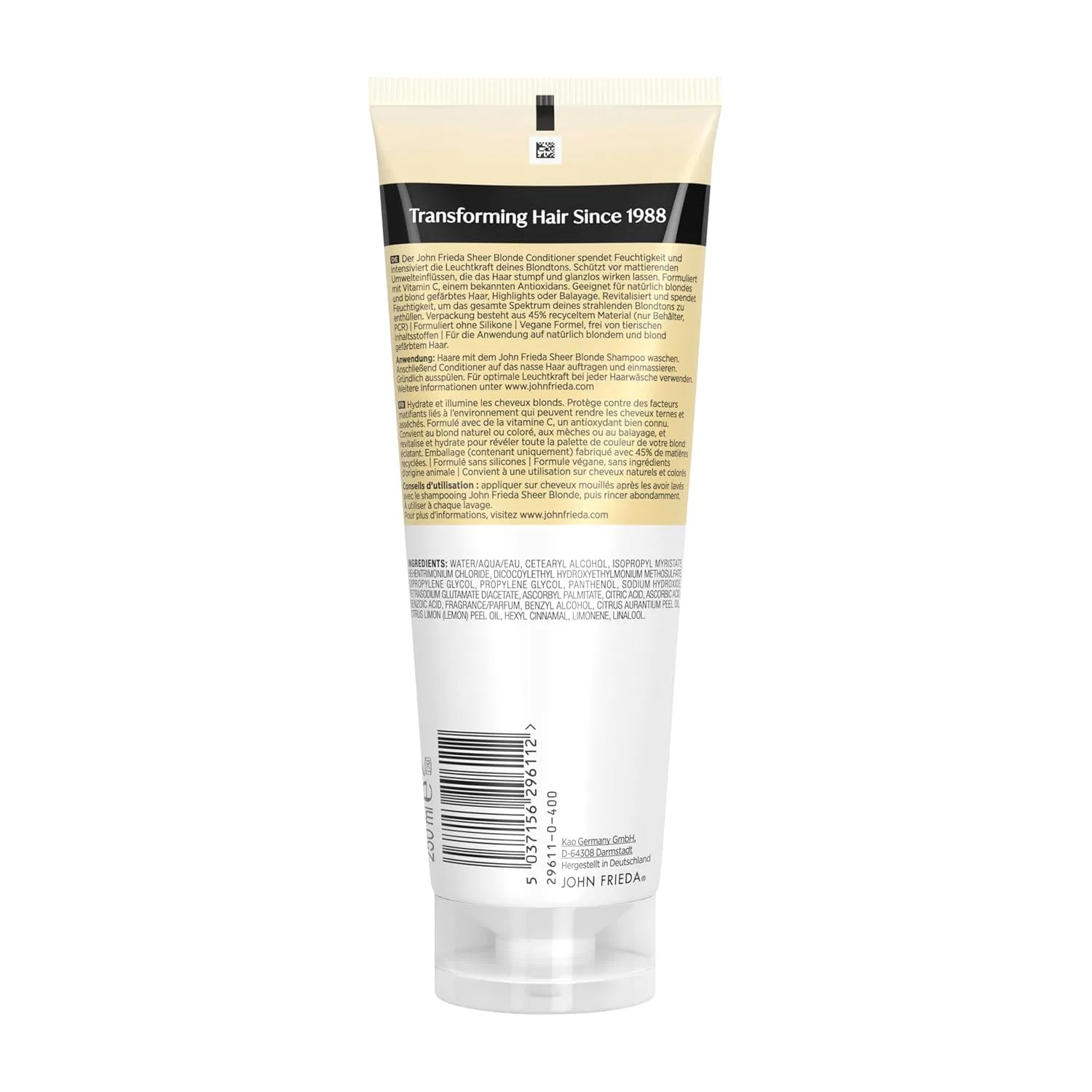 Кондиционер для светлых волос Sheer Blonde Refresh & Shine от John Frieda John Frieda — фото 2