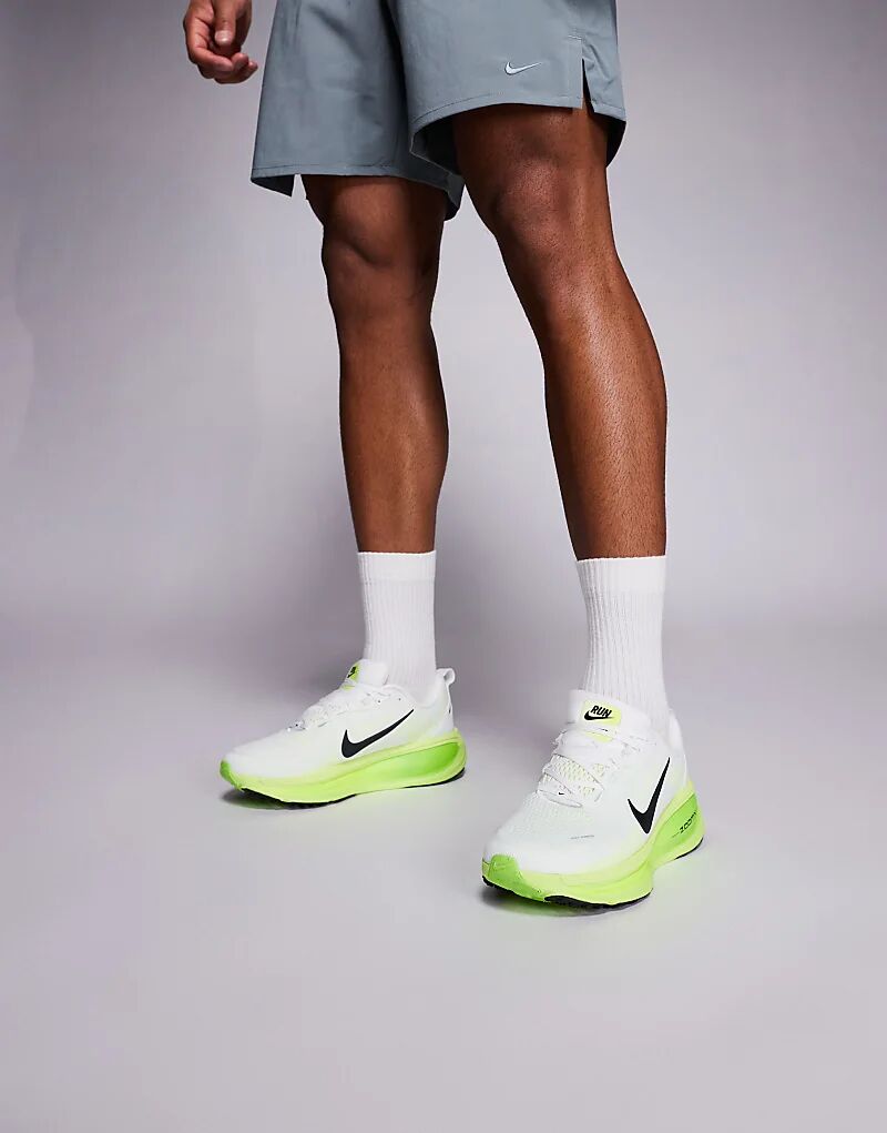 

Кроссовки Nike Running Vomero 18 белого и зеленого цветов