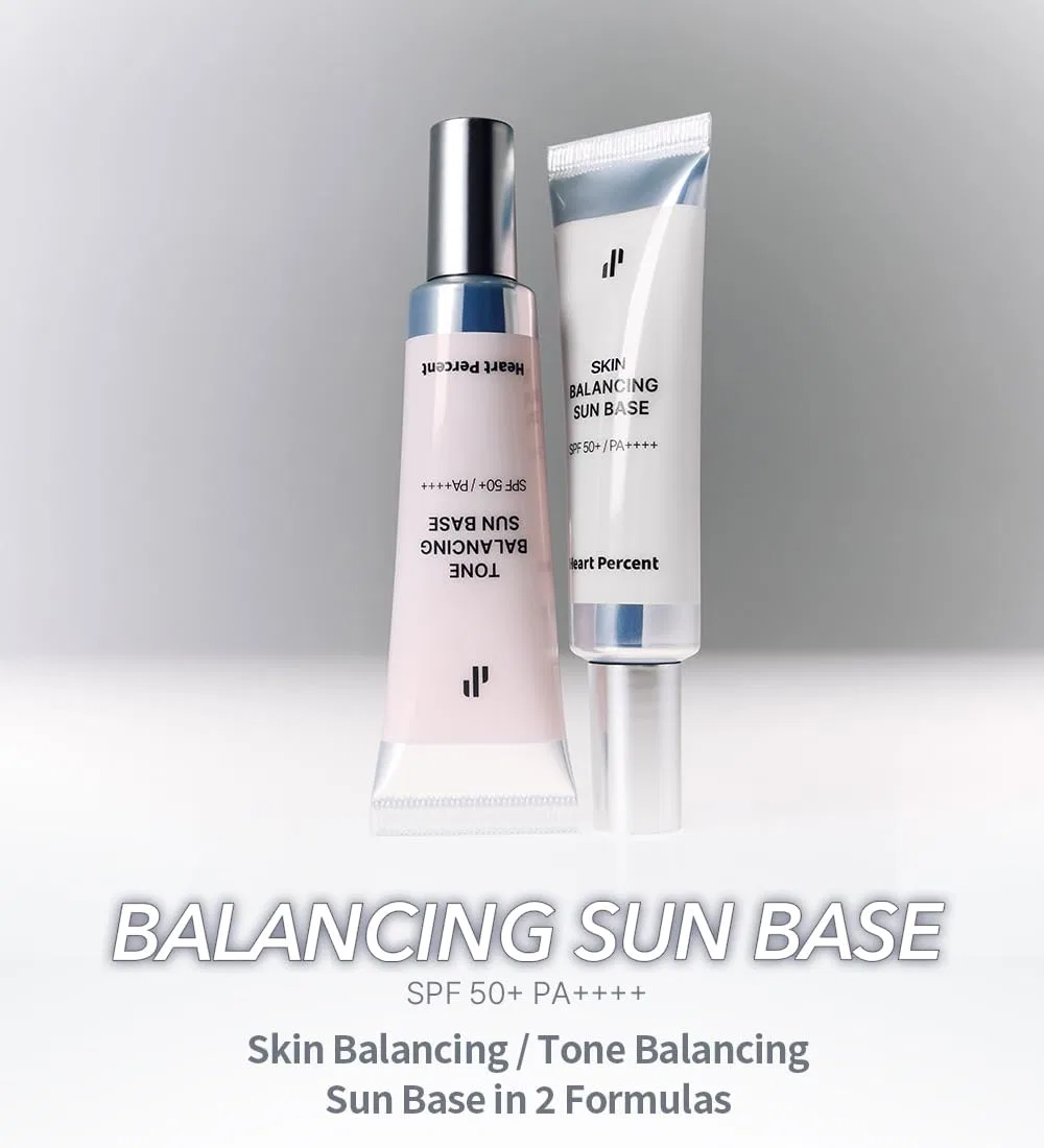 Солнцезащитный праймер Heart Percent Tone Balancing Sun Base, 30 мл, розовый — фото 2