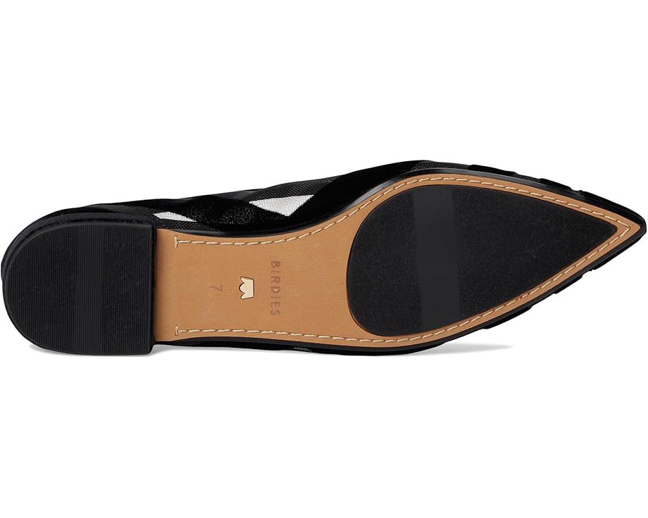 Балетки Birdies The Goldfinch 15 Ballet Flat, цвет Black Velvet Mesh — фото 3