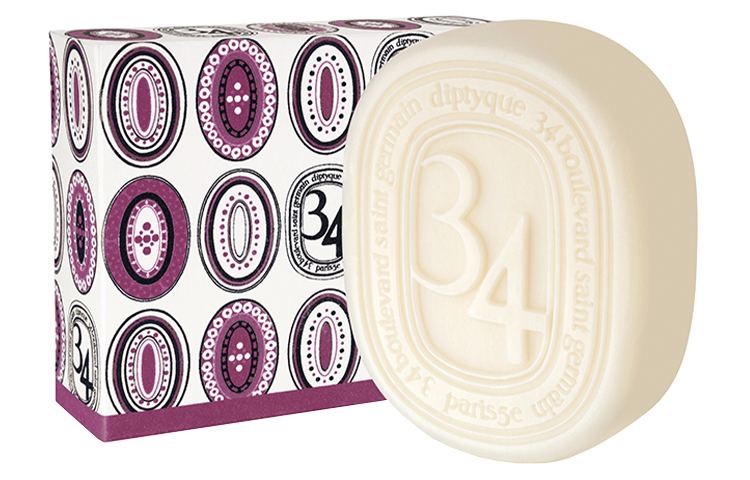 Коллекция ароматного мыла для увлажнения и очищения Diptyque, shadow water soap 150g — фото 4