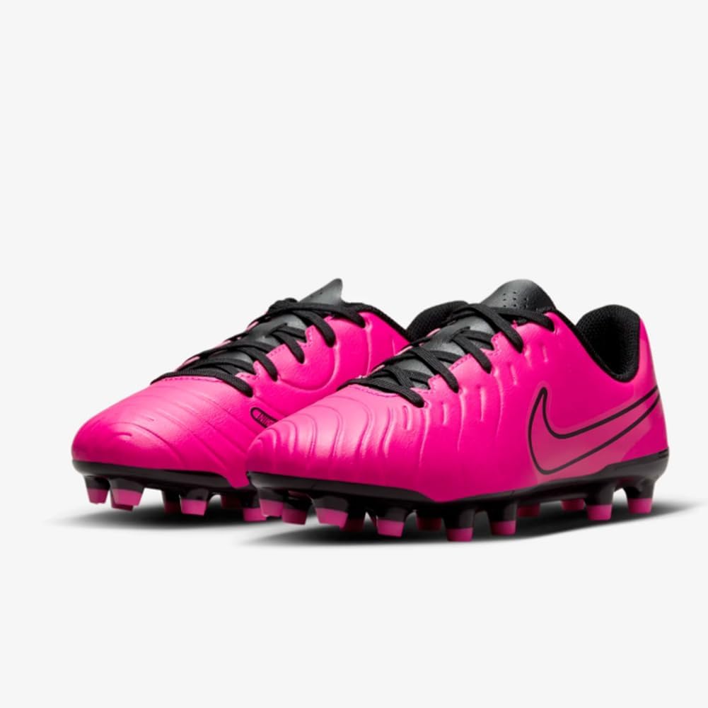 Детские кроссовки Nike Unisex-Child Jr Legend 10 Club Fg/Mg, черный/розовый — фото 2