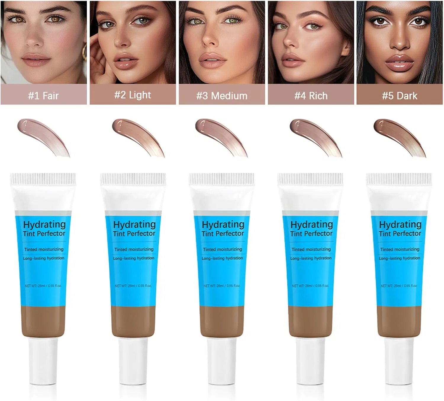 Крем для лица Aipohu — Дневной Tinted Skin Perfection увлажняющий — фото 4