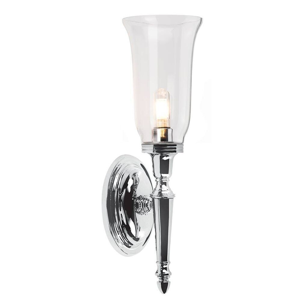 

Настенный светильник Dryden2, хром и стекло Elstead Lighting