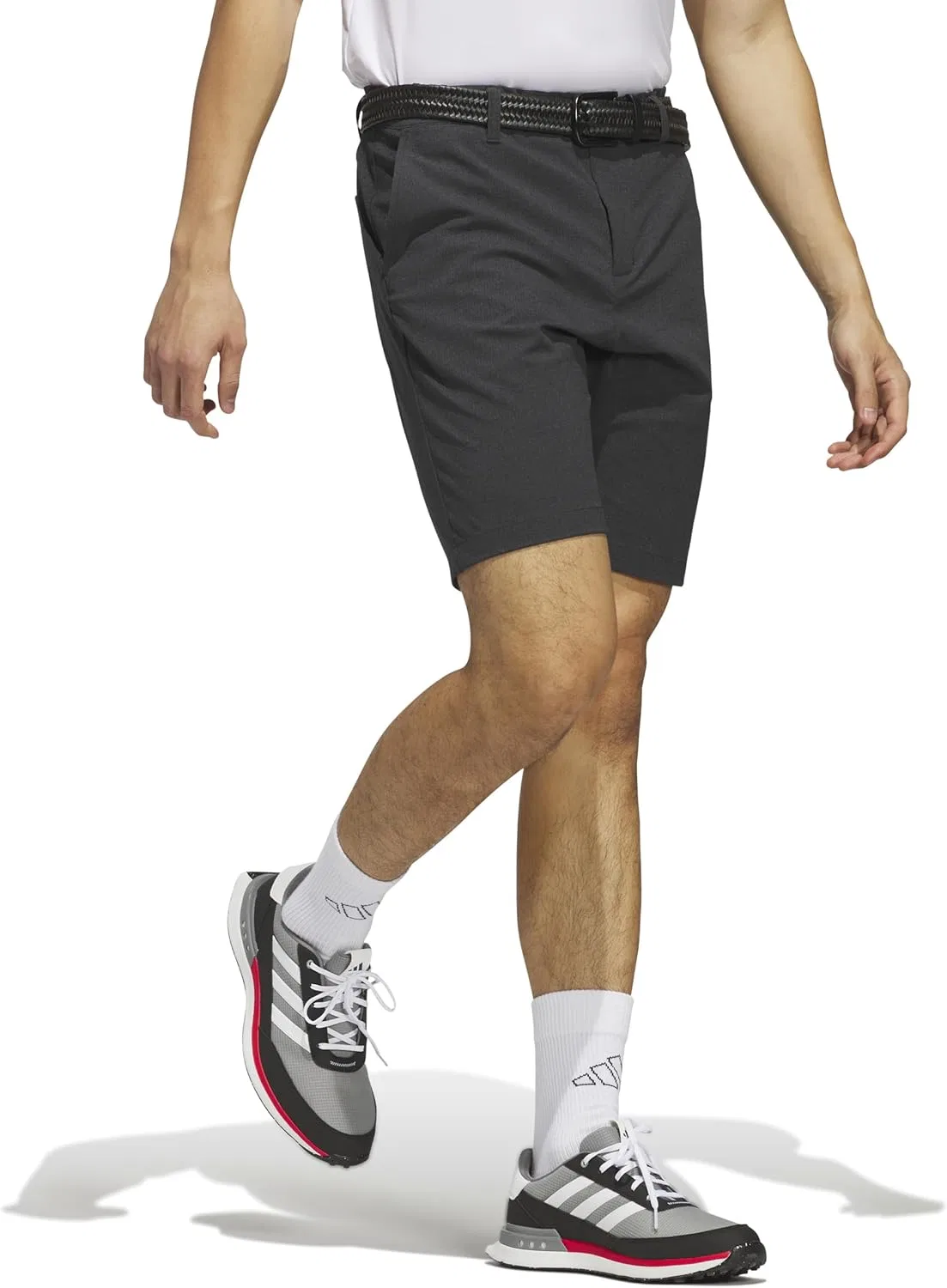 Мужские шорты Adidas Ultimate365 с текстурой, 9 дюймов, черный — фото 3