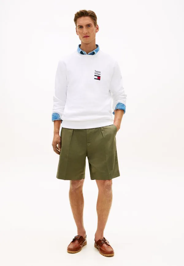 Толстовка из флиса с вышивкой флага Tommy Hilfiger, White — фото 2