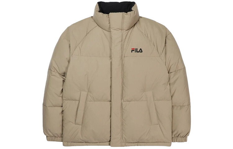 

Пуховик унисекс бежевый Fila