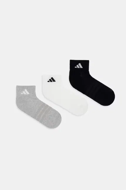 Носки 3 шт короткие Adidas, серый