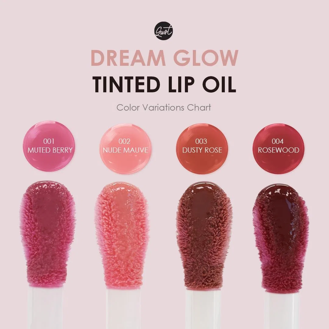 Масло для губ Dream Glow Tint Trip Oil glowiest 001 Mute Berry 5.7 мл — фото 2