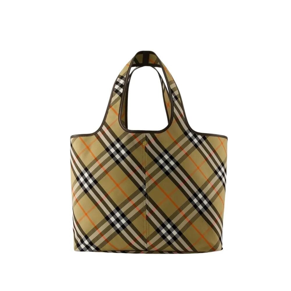 

Сумка шоппер london хлопок Burberry, коричневый