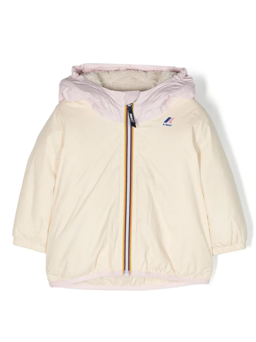Куртка с капюшоном и нашивкой с логотипом K Way Kids, нейтральный