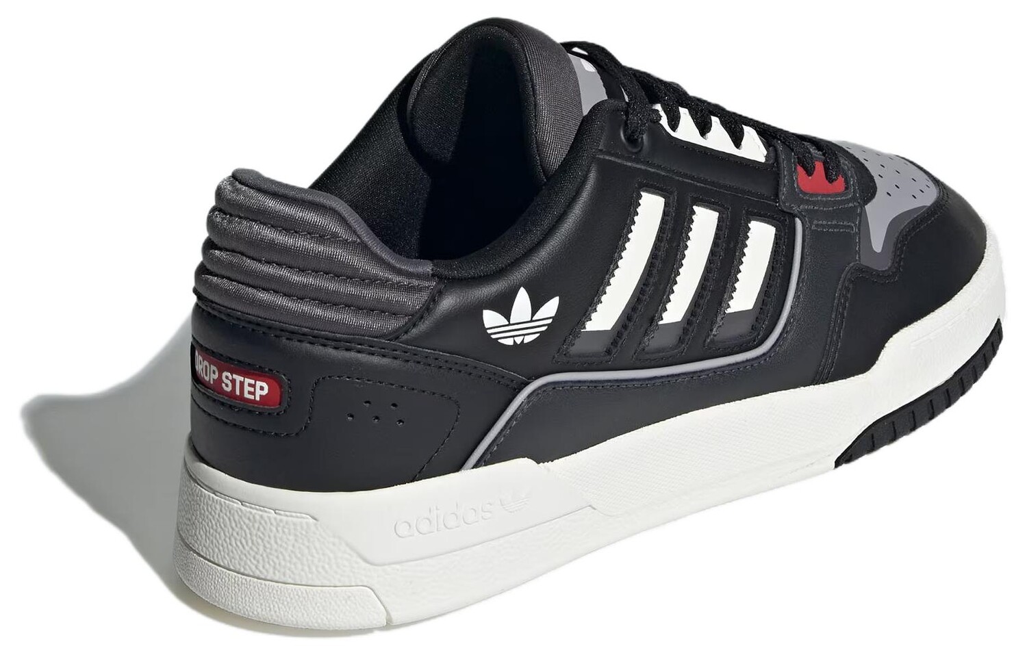 Кроссовки для скейтбординга adidas originals Drop Step унисекс, Black/Gray/White — фото 4