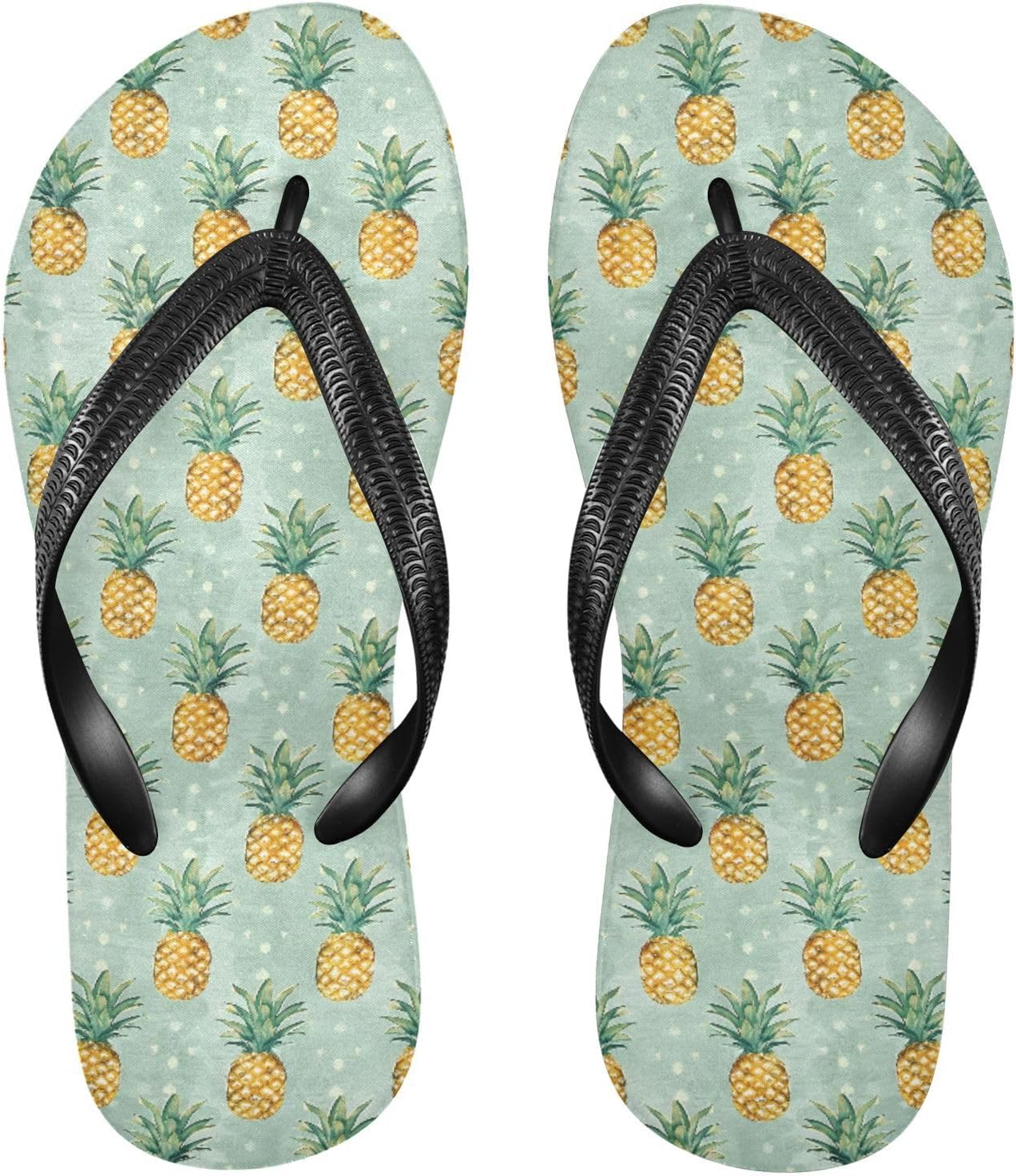 

Женские и мужские шлепанцы с орхидеями, женские слайды, мужские сандалии, шлепанцы для душа, летние нескользящие шлепанцы для бассейна, пляжа и ванной Mnsruu, Pineapple I17363