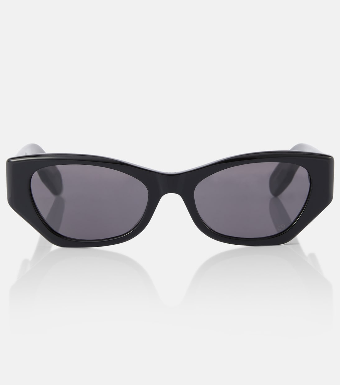 

Леди 95.22 B1I солнцезащитные очки «кошачий глаз» Dior Eyewear, Shiny Black /Smoke