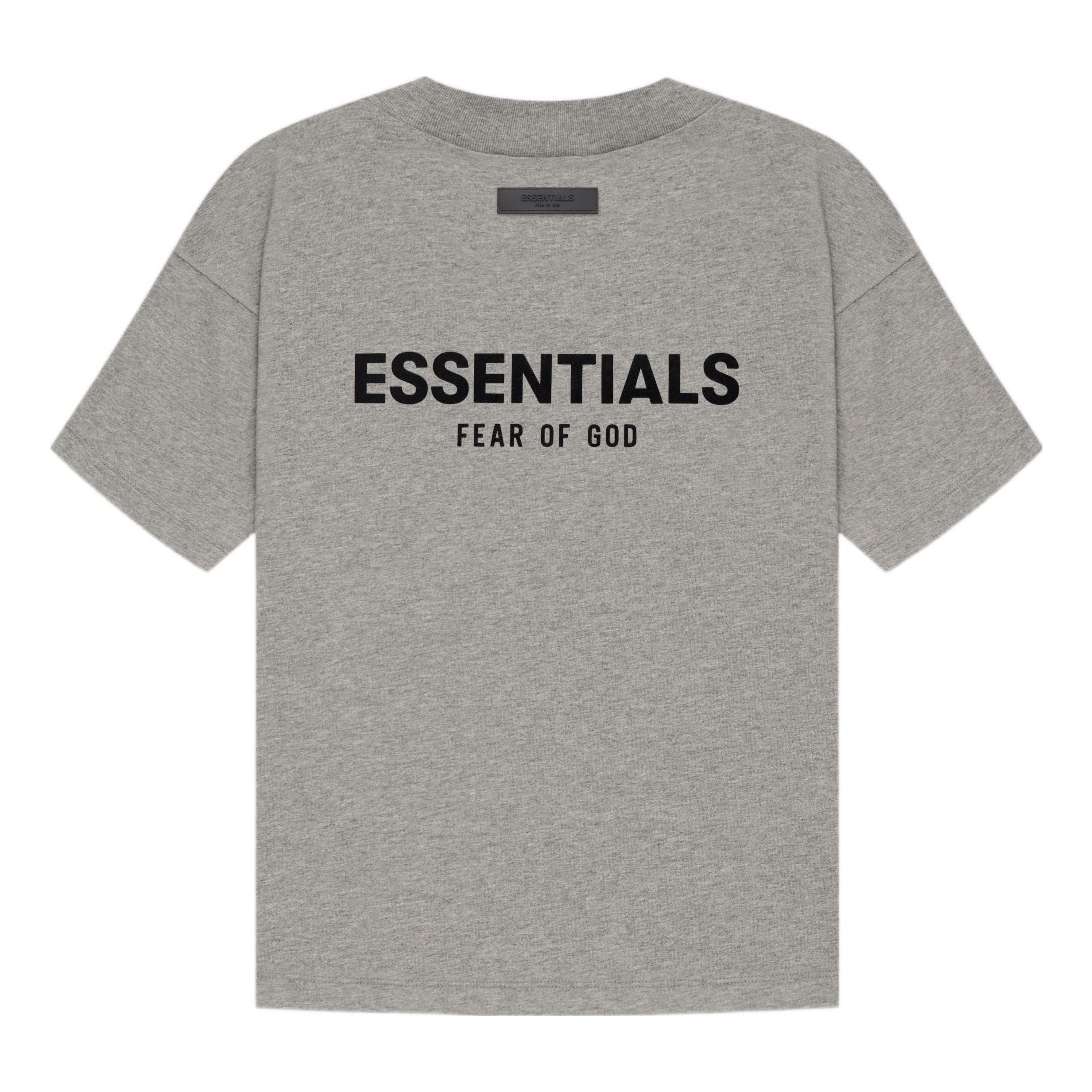 

Футболка Fear of God Essentials SS22 Tee 'Dark Oatmeal' FOG-SS22-556, серый