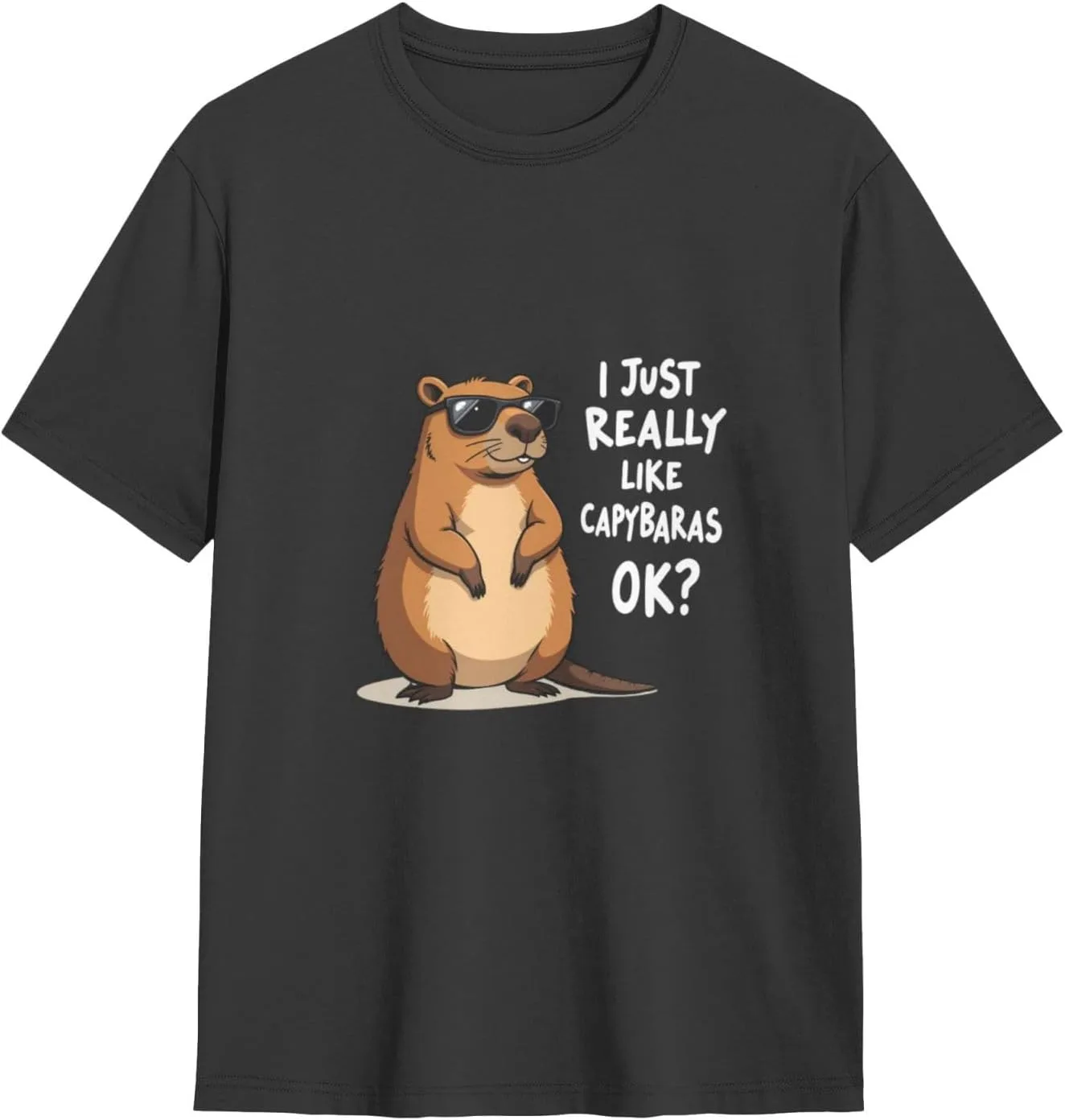 

Футболка Unisex с капибарой в очках ShuDianhkqwe