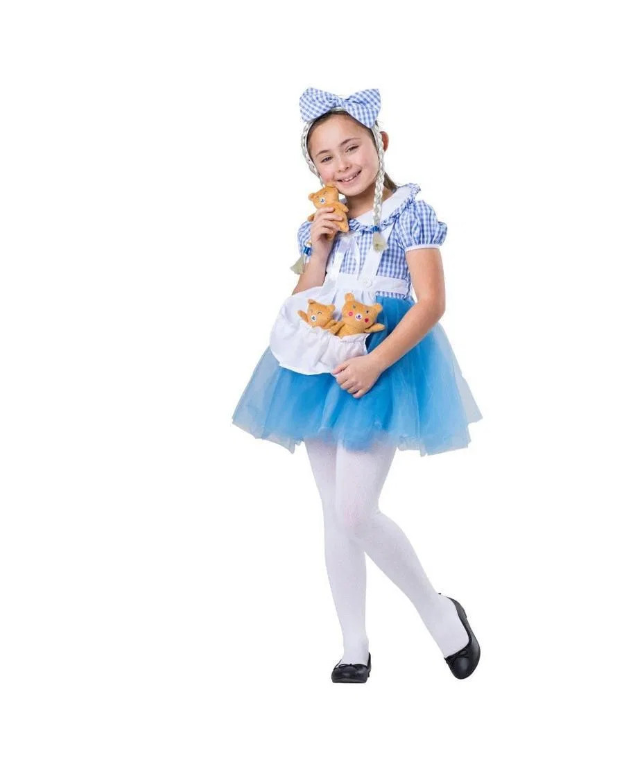 Костюм Златовласки для малышки Dress Up America, синий — фото 3
