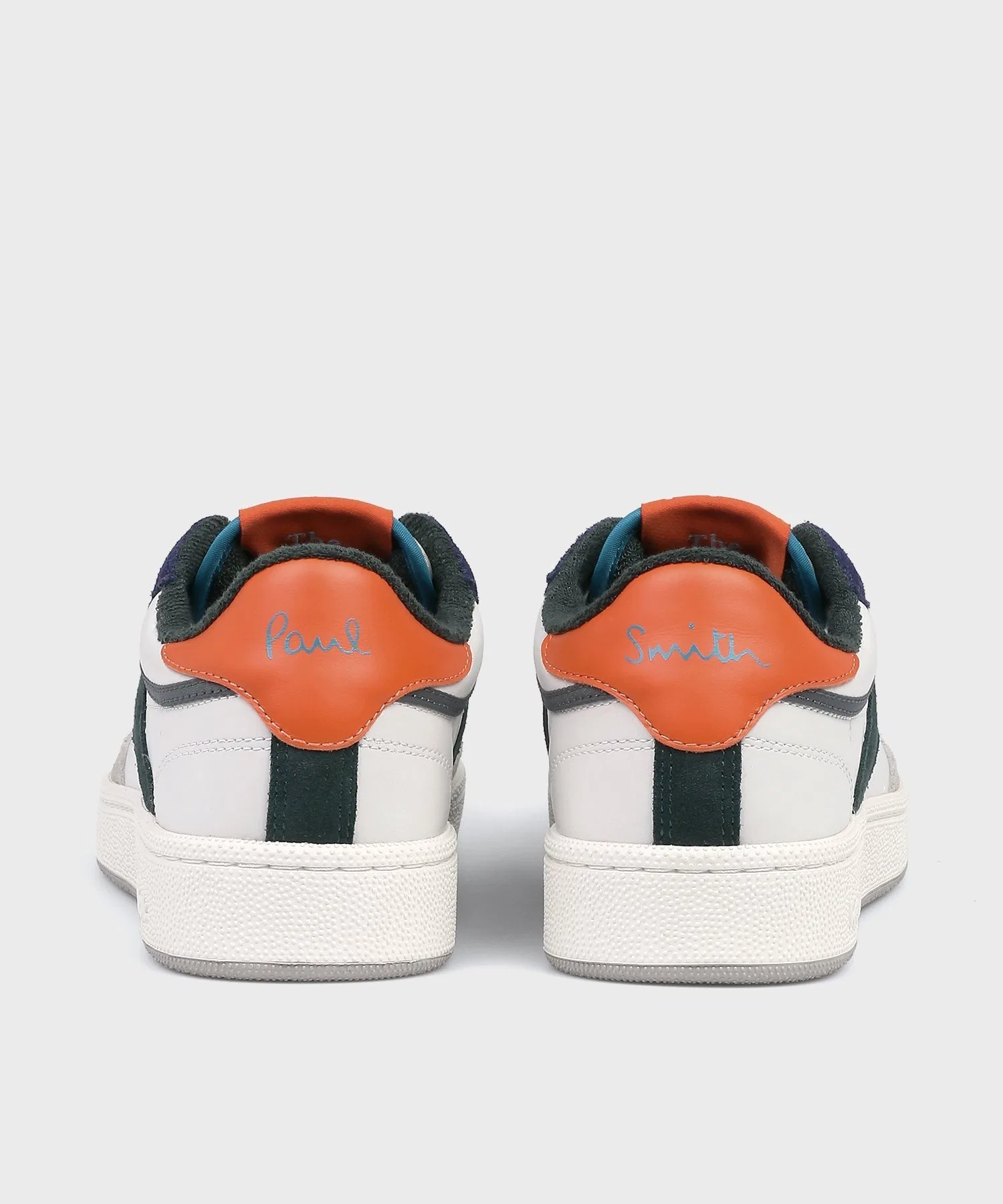 Мужские кожаные кроссовки Paul Smith + Reebok CLUB C 85 VINTAGE бордовые — фото 4