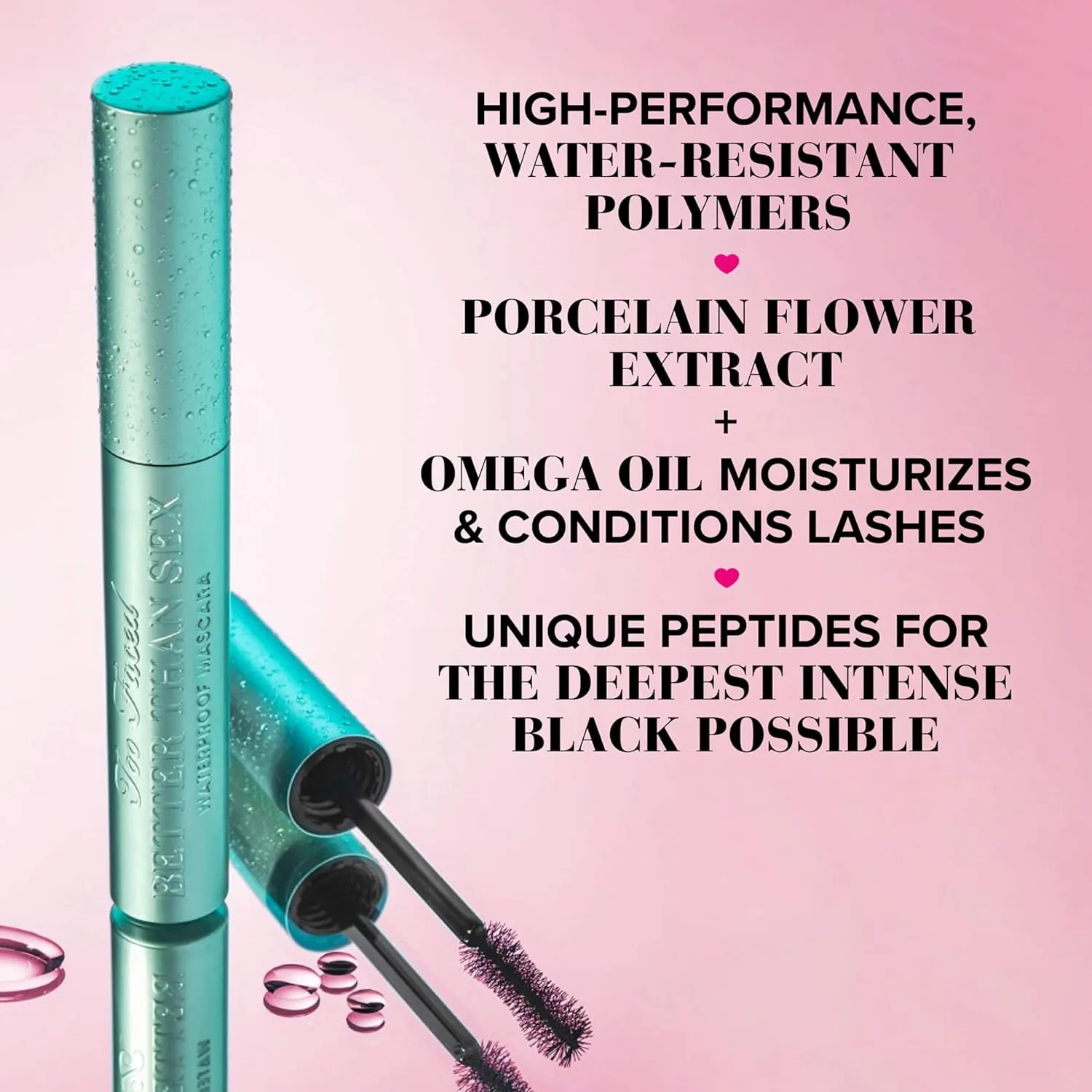 Набор для путешествий Too Faced Better Than Sex Waterproof Mascara и Born This Way Eye Palette | Включает тушь Better Than Sex Waterproof, 5 мл и палетку теней Born This Way, Cold Smolder Nudes, 5,7 г — фото 3