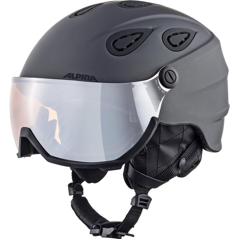 

Козырек для горнолыжного шлема 2.0 hm Alpina, серый