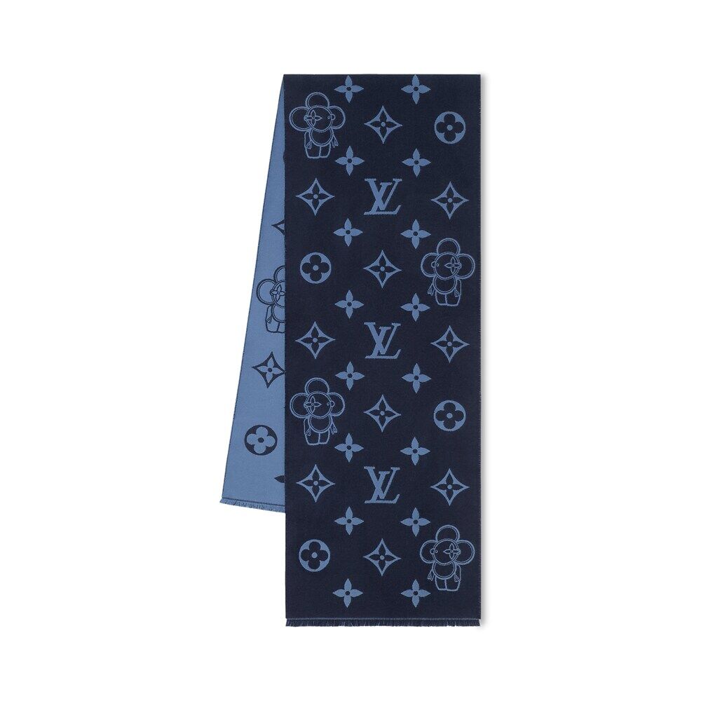 

Шарф с монограммой Vivienne Louis Vuitton, синий