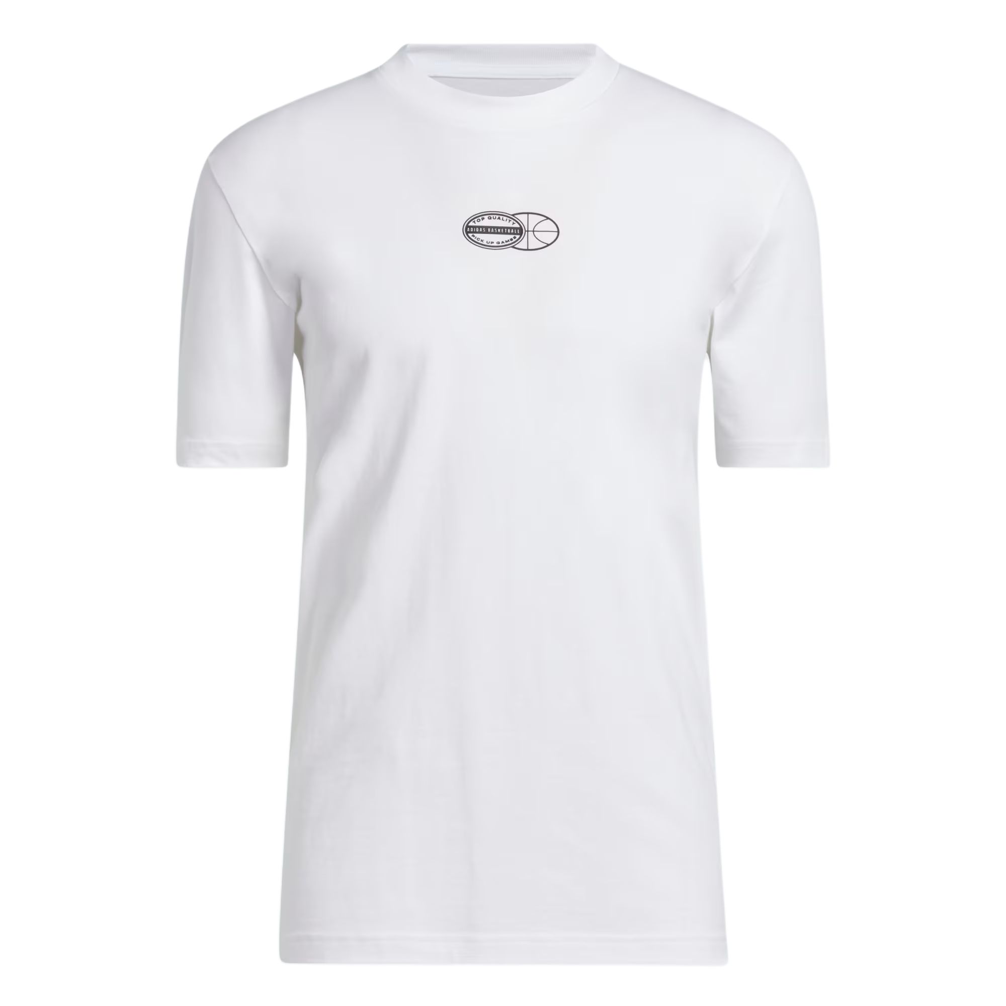 

Футболка с принтом Get Buckets Adidas, белый